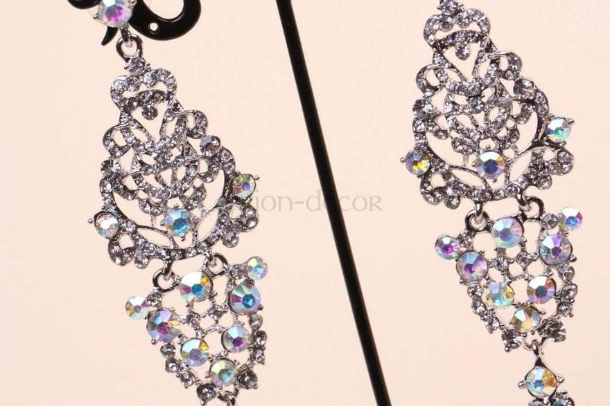 Серьги Восточная царица из Посеребренная бижутерия от  3