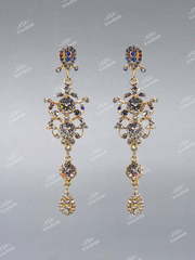 Серьги 0019-2 из Позолоченная бижутерия от Свадебный салон To be Bride 1