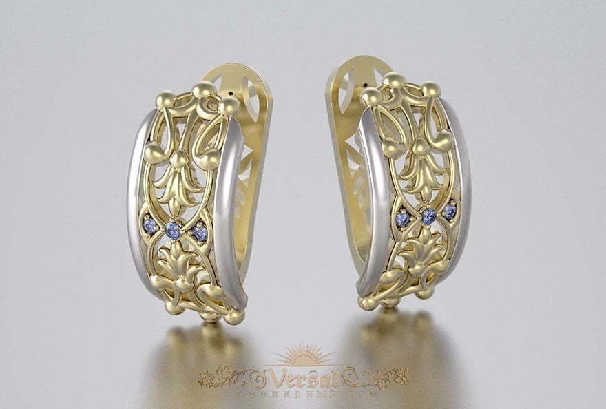 Серьги VGS0167 из Комбинированные от Ювелирный Дом Версаль 2