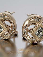 Серьги VGS0143 из Желтое золото от Ювелирный Дом Версаль 1