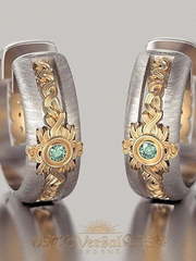 Серьги VGS0142 из Комбинированные от Ювелирный Дом Версаль 2
