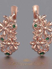 Серьги VGS0010 из Розовое (красное) золото от Ювелирный Дом Версаль 2