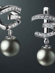 Серьги из Белое золото от Ювелирный салон Jewelry & Diamonds 1