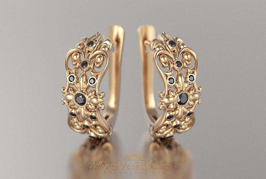 Серьги VGS0148 из Розовое (красное) золото от Ювелирный Дом Версаль 2