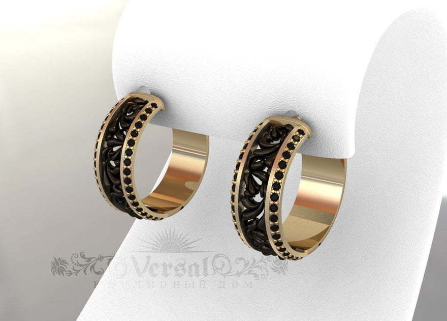 Серьги VGS0150 из Желтое золото от Ювелирный Дом Версаль 2