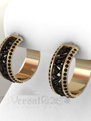 Серьги VGS0150 из Желтое золото от Ювелирный Дом Версаль 2