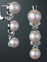 Серьги из Белое золото от Ювелирный салон Jewelry & Diamonds 1