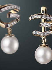 Серьги из Желтое золото от Ювелирный салон Jewelry & Diamonds 1