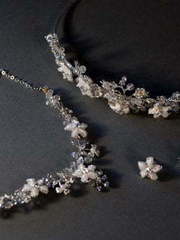 Набор бижутерии из Посеребренная бижутерия от Свадебный салон NICOLE 1