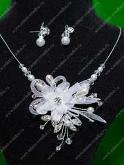 Комплект 763 из Посеребренная бижутерия от Свадебный салон Эдем 1