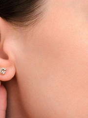 Золотые серьги с морганитами и бриллиантами AOG-SE-0014 из Розовое (красное) золото от Ювелирный салон Art of glow 2