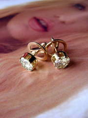 Серьги Танец искр из Желтое золото от Ювелирный салон Jewellery Art 2