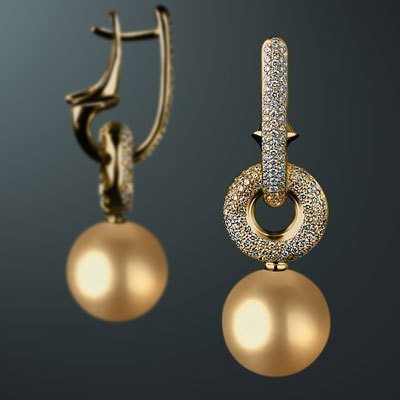 Серьги из Желтое золото от Ювелирный салон Jewelry & Diamonds 1