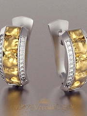 Серьги VGS0162 из Белое золото, Комбинированные от Ювелирный Дом Версаль 1