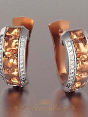 Серьги VGS0162 из Розовое (красное) золото от Ювелирный Дом Версаль 1