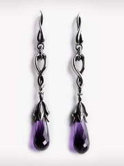 Серьги Bells violet из Серебро от  1