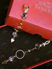 Серьги TB212 из Позолоченная бижутерия от Свадебный салон To be Bride 1