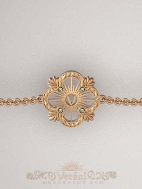 Браслет VGB0195 из Розовое (красное) золото от Ювелирный Дом Версаль 1