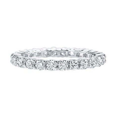 Обручальное кольцо с дорожкой бриллиантов AOG-WRB-019 из Белое золото от Ювелирный салон Art of glow 1