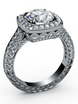 Восхитительное помолвочное кольцо с бриллиантами AOG-ER-0049 из Белое золото от Ювелирный салон Art of glow 1