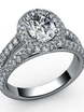 Эксклюзивное помолвочное кольцо с крупным бриллиантом AOG-ER-0046 из Белое золото от Ювелирный салон Art of glow 1