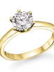 Помолвочное кольцо с с бриллиантом AOG-ER-0098 из Желтое золото от Ювелирный салон Art of glow 1