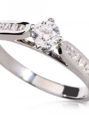 Помолвочное кольцо с бриллиантами AOG-CER-019-02 из Белое золото от Ювелирный салон Art of glow 1