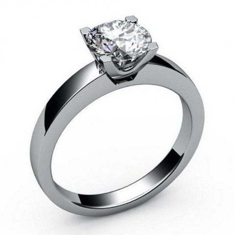 Помолвочное кольцо с бриллиантом AOG-ER-0058 из Белое золото от Ювелирный салон Art of glow 1