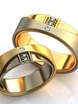 Дизайнерские эксклюзивные обручальные кольца AOG-obr-328 из Комбинированные от Ювелирный салон Art of glow 1