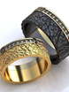 Шикарные обручальные кольца с бриллиантами AOG-obr-069 из Комбинированные от Ювелирный салон Art of glow 3