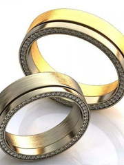 Необычные обручальные кольца из золота AOG-obr-320 из Комбинированные от Ювелирный салон Art of glow 1