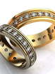 Обручальные кольца дорожки с бриллиантами AOG-obr-145 из Желтое золото от Ювелирный салон Art of glow 1