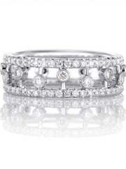 Эксклюзивное обручальное кольцо с бриллиантами AOG-WRB-018 из Белое золото от Ювелирный салон Art of glow 1