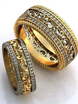 Шикарные обручальные кольца с бриллиантами AOG-obr-469 из Комбинированные от Ювелирный салон Art of glow 1