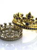 Обручальные кольца в виде короны с бриллиантами AOG-obr-682 из Желтое золото от Ювелирный салон Art of glow 1