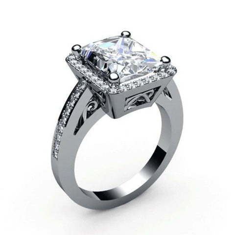 Помолвочное кольцо Спирит из Белое золото от Ювелирный салон ROYAL DIAMONDS 1
