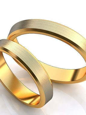 Обручальные кольца Аксинья Арт.001 из Желтое золото от Ювелирный салон ROYAL DIAMONDS 1