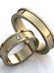 Обручальные кольца Виталина Арт.008 из Желтое золото от Ювелирный салон ROYAL DIAMONDS 1