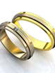 Обручальные кольца Юнона Арт.018 из Комбинированные от Ювелирный салон ROYAL DIAMONDS 1