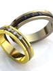 Обручальные кольца Роксана Арт.016 из Комбинированные от Ювелирный салон ROYAL DIAMONDS 1