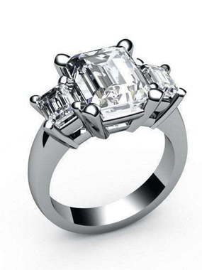 Помолвочное кольцо Мариза ПК-1204 из Белое золото от Ювелирный салон ROYAL DIAMONDS 1