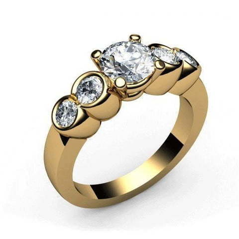 Помолвочное кольцо Оро ПК-1213 из Розовое (красное) золото от Ювелирный салон ROYAL DIAMONDS 1