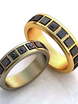Обручальные кольца Дания Арт.027 из Желтое золото от Ювелирный салон ROYAL DIAMONDS 1