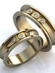 Обручальные кольца Арина Арт.034 из Желтое золото от Ювелирный салон ROYAL DIAMONDS 1