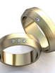 Обручальные кольца Мелитина Арт.044 из Желтое золото от Ювелирный салон ROYAL DIAMONDS 1