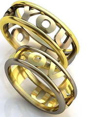 Обручальные кольца Хестер Арт.099 из Комбинированные от Ювелирный салон ROYAL DIAMONDS 1