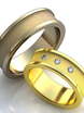 Обручальные кольца Викентия Арт.061 из Желтое золото от Ювелирный салон ROYAL DIAMONDS 1