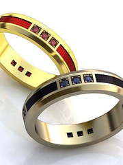 Обручальные кольца Тамсин Арт.079 из Желтое золото от Ювелирный салон ROYAL DIAMONDS 1