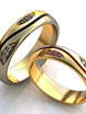 Обручальные кольца Тотти Арт.086 из Комбинированные от Ювелирный салон ROYAL DIAMONDS 1
