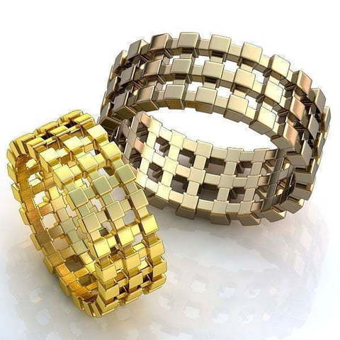 Обручальные кольца Витериса Арт.211 из Желтое золото от Ювелирный салон ROYAL DIAMONDS 1